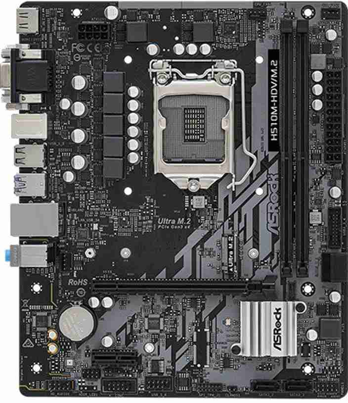 ASRock H510M-HDV/M.2 LGA 1200Socket Micro-ATX Intel H510