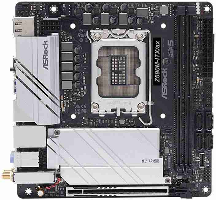 ASRock Z690M-ITX/ax LGA 1700Socket Mini-ITX Intel Z690
