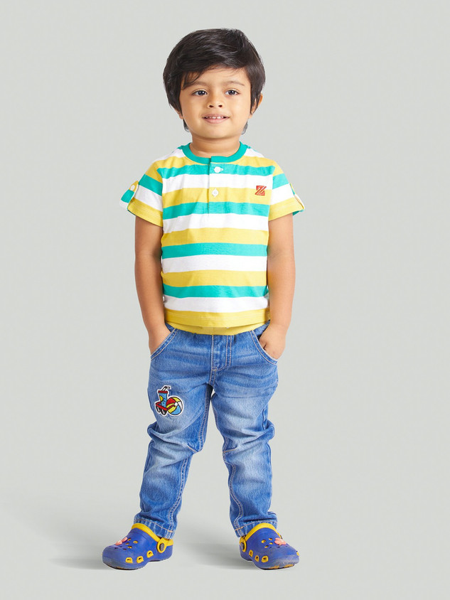 Baby Boys Casual Boy Jeans And T Shirts 2PCS Baby Boys Long Sleeve