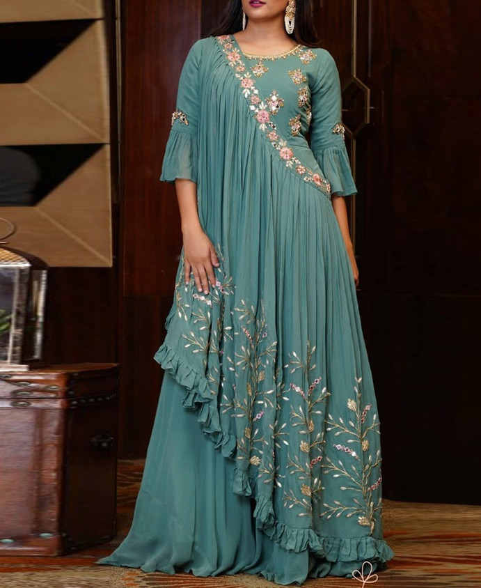 Clearance designer gown in flipkart New Arrivals