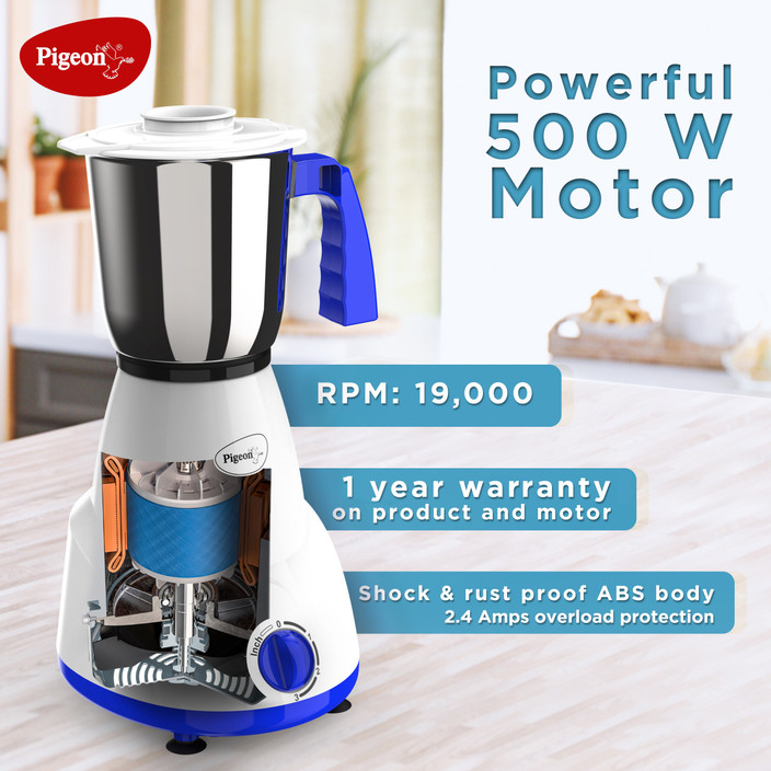 500 Watt Pigeon Special Mixer Grinder Prestige Primo 500 Watt
