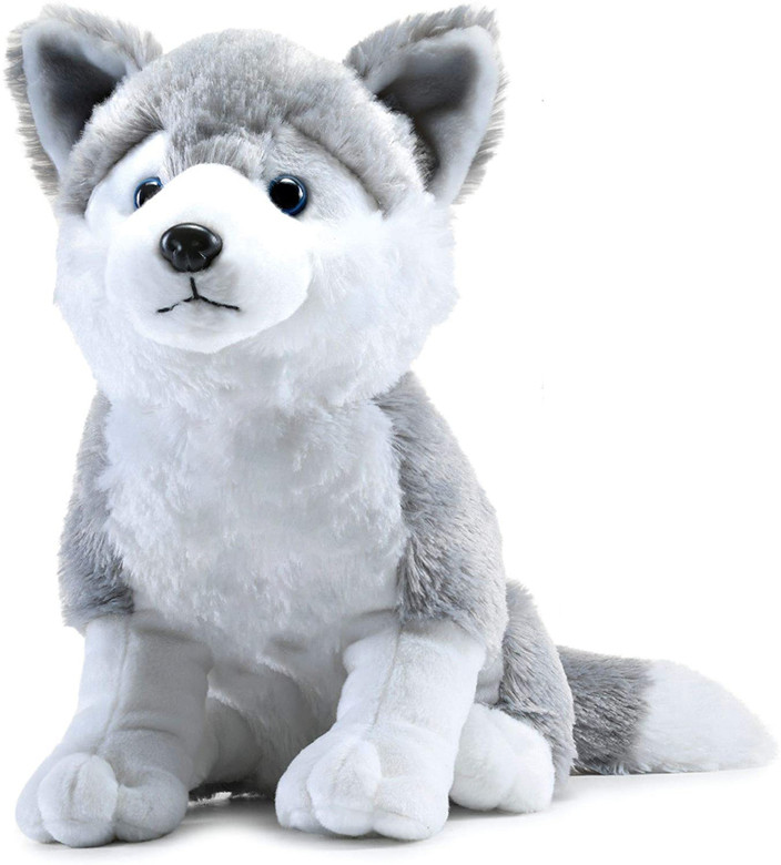 Webby Big Size Plush Husky Dog Stuffed Animal Soft Toy, Gifts for