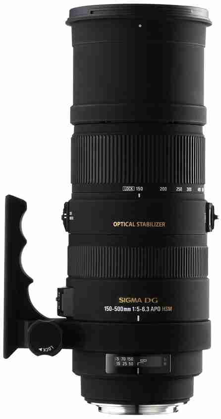 美品　CANON SIGMA 150-500mm F5-6.3 APO HSM SIGMA 150 - 500 mm F5-6.3 DG HSM for Canon Digital SLR Telephoto