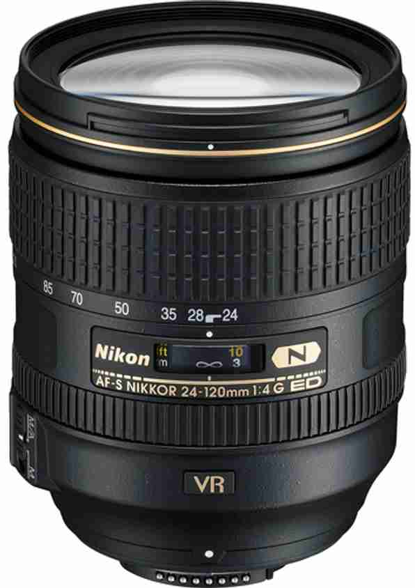 Nikon NIKKOR AF-S 24-120mm 4G VR ズームレンズ NIKON AF-S NIKKOR 24 - 120 mm f/4G ED VR Telephoto Zoom Lens