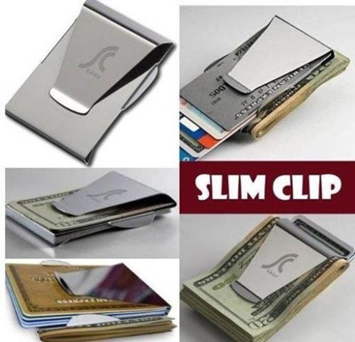 Slim Stainless Steel Money Clip Wallet – Bulk Wholesale, Minimalist Credit Card Holder, RFID Safe