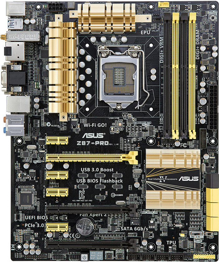 ASUS Z87-PRO core i7 4770k メモリ24GB セット ASUS Z87-PRO core i7 4770k メモリ24GB セット