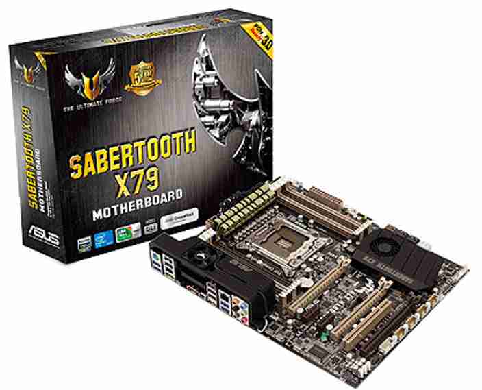 CPU付き　ASUS　SABERTOOTH X79　LGA2011 ASUS SABERTOOTH X79 LGA 2011Socket ATX Intel X79 Chipset DDR3