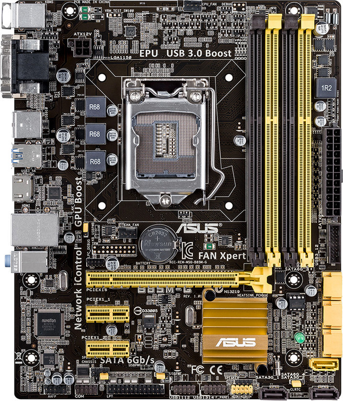 Cpu Asus B85m Asus Motherboard Graphics Card Asus B85M-G