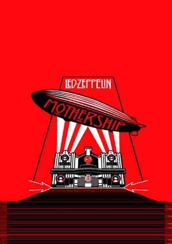 LED-ZEPPELIN MOTHERSHIP オリジナル両面ポスター Giant Led Zeppelin Mothership 40' x 55' Poster Print - Item