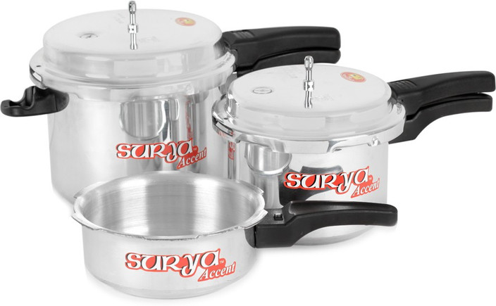 Surya Power Surya Intech Pressure Cooker 12 Litre Price Silver