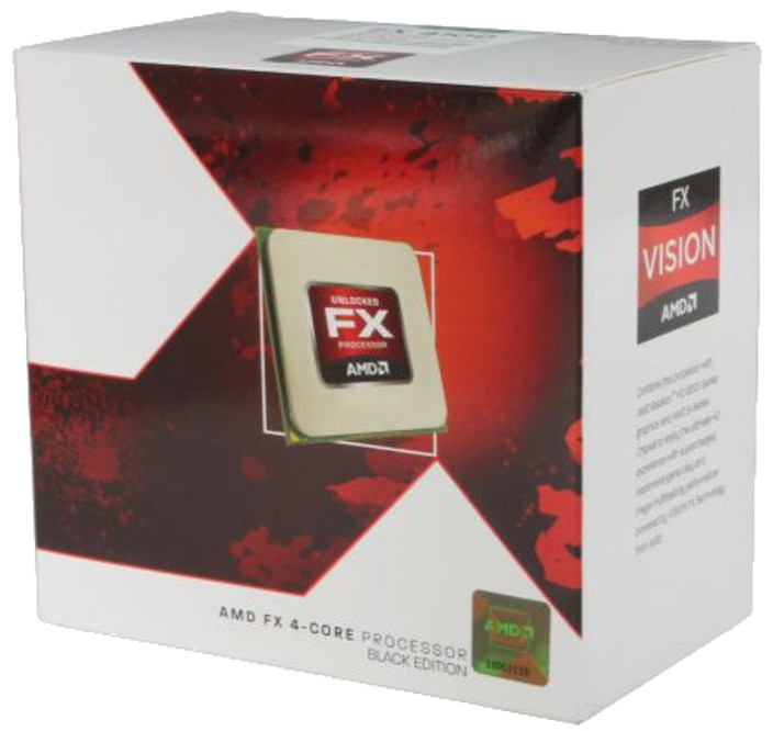 AMD FX4100 3.6 GHz Upto 3.8 GHz AM3 Socket 4 Cores 4096 KB