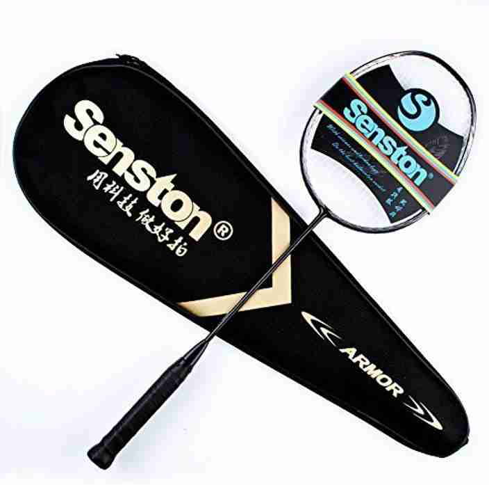 Racchetta Da Badminton Senston N80 - Grafite E Fibra Di Carbonio, Leggera, Con Borsa, Per Giocatori