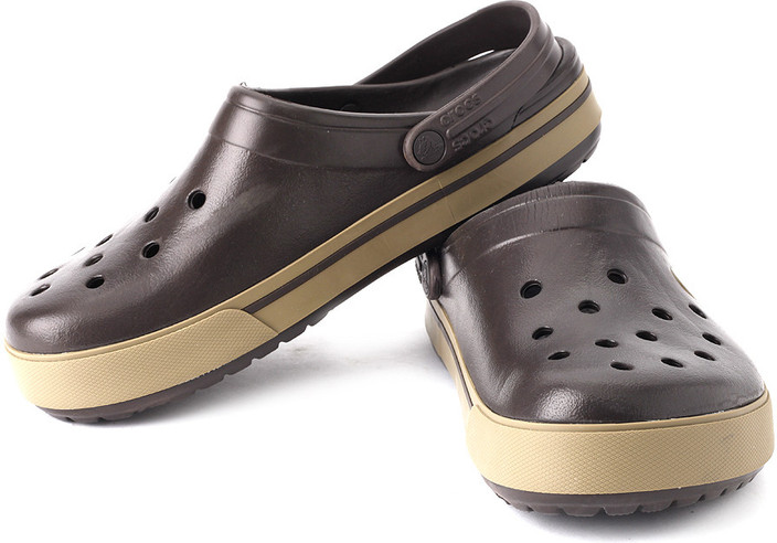 靴 crocs blizen corduroy espresso/khaki Crocs Crocband Unisex Adult Clogs, Brown Espresso Khaki 01
