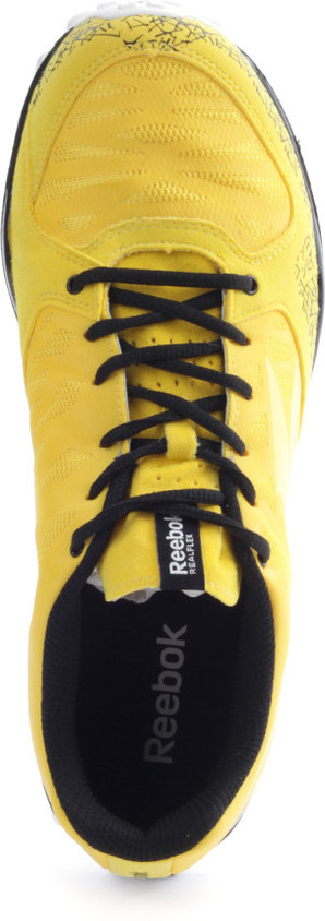 Yellow Realflex Running Shoes Athletic Shoes Reebok Shoes Work