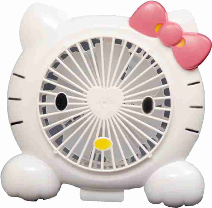 Montez Portable Hello Kitty Rechargeable hk-876 USB Fan Price in