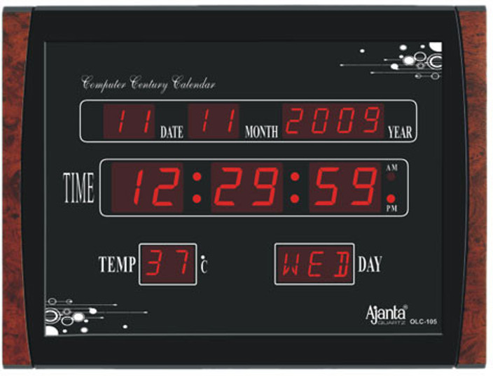 Glass Ajanta Electric Watch AJANTA Digital Wall Clock