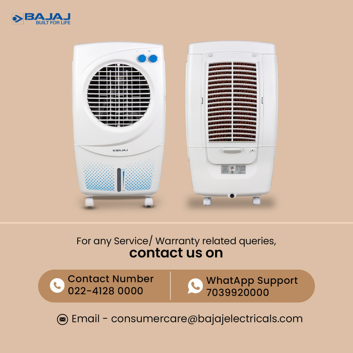 In India Best Affordable Air Cooler BAJAJ 36 L Room/Personal Air