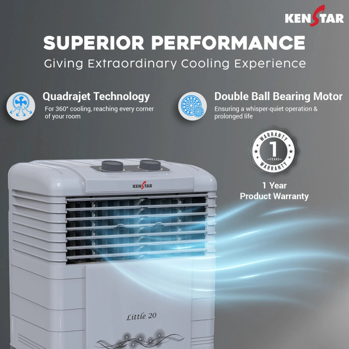 Kenstar Double Cool Kenstar Mini Cooler Kenstar 20 L Room/Personal