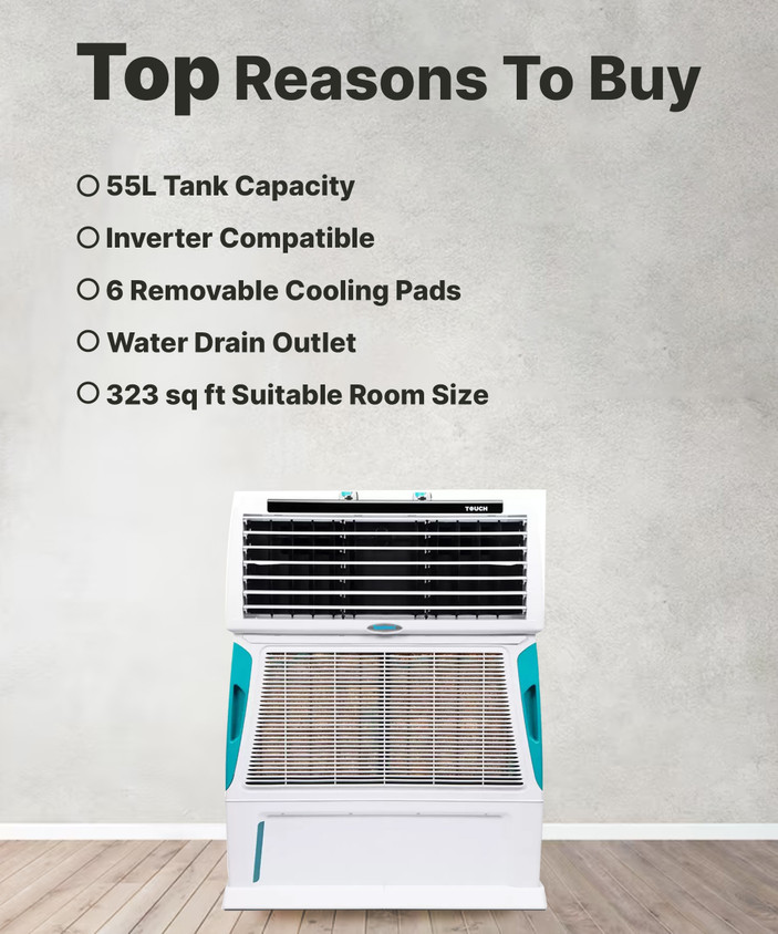 55 Litre Symphony Air Cooler Big Size Symphony 55 L Room