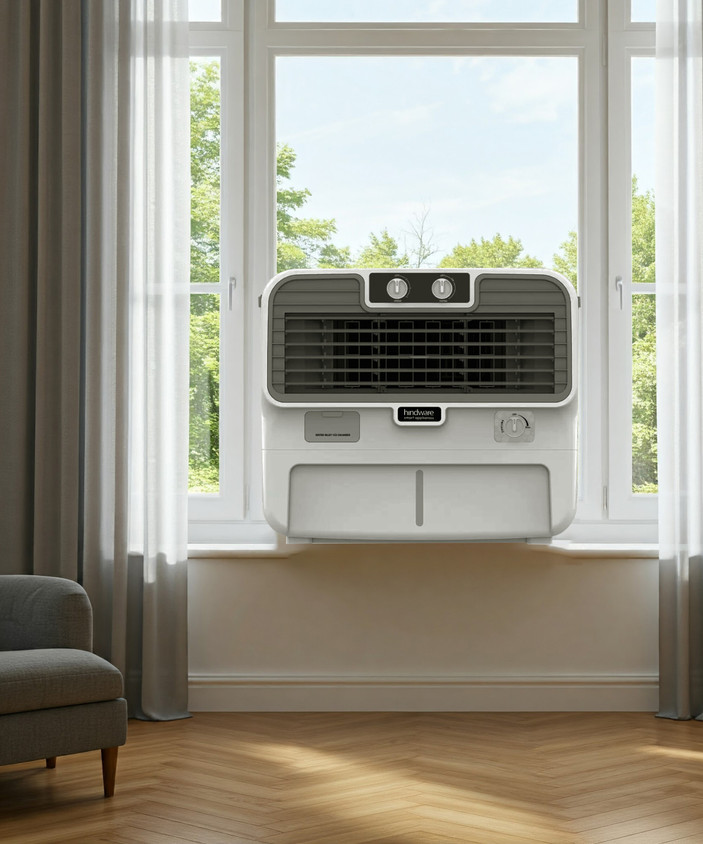 Window Evaporative Cooler Window Air Cooler With Remote AIRCARE