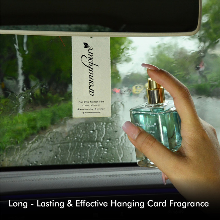 Aromahpure Premium Galcial Drift- Mint Fragrance Golden Cap Car