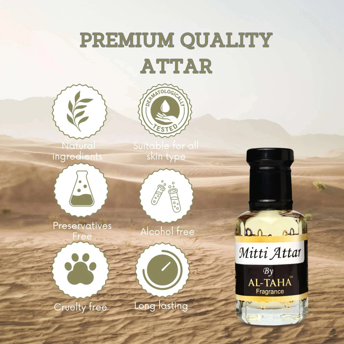 Parag Fragrances Alisha Attar AL-TAHA Mitti Attar Perfume Long
