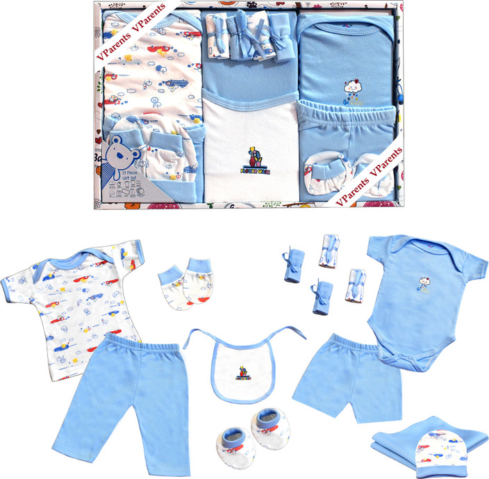 VParents Bitsy New born Baby Gift set (Pack of 13) Buy Baby