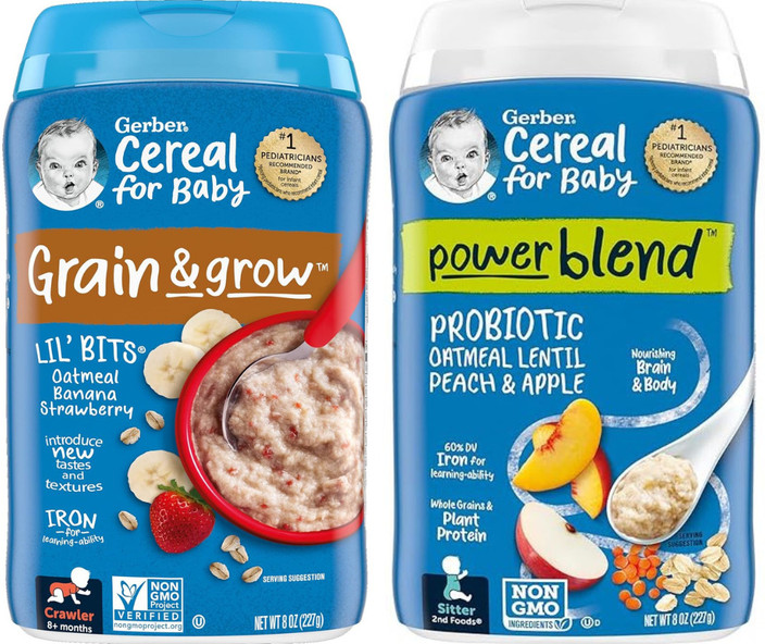 Gerber Oatmeal Peach Cereal Gerber Oatmeal Cereal 2nd Foods Peach
