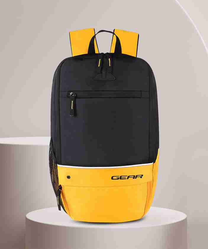 Gear SUPERIOR XL BACKPACK 17 L Backpack BLACK-YELLOW - Price in