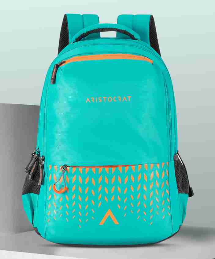 Turquoise Backpack Purse ARISTOCRAT Polyester 30L BeanTeal