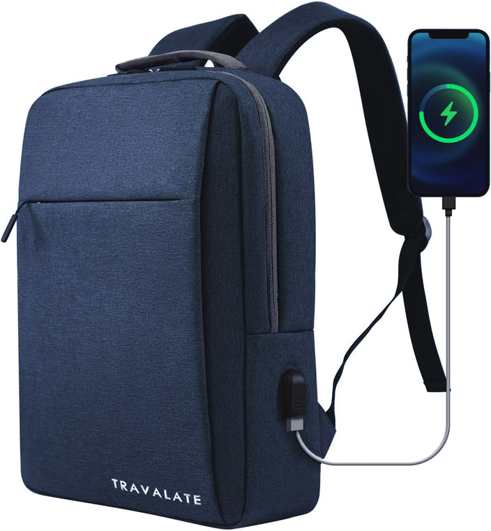 Travalate With USB Charging Port for Travel, Office for Men Women 24 L  Laptop Backpack