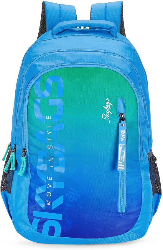 Sky Blue Skybags Boys SKYBAGS Polyester Riddle School -Rc Gradient