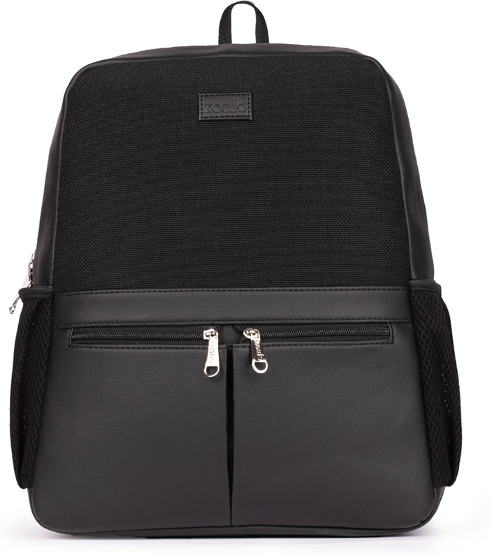 Zouk Office Backpack ZOUK Jet Black Office Backpack L Laptop