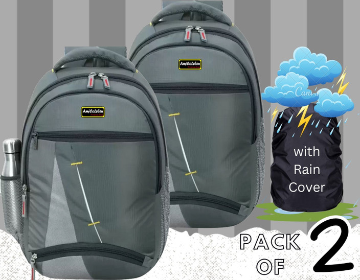 Amicoleben Versatile and Durable Waterproof Bag perfect for School,  College, Office! 32 L Backpack