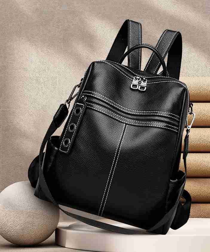 best leather backpack womens 2018 Small Vintage for Women Genuine Cowhide igemstonejewelry The actual color of the item may be slightly different from the picture which is only a representation of the items style Leather Backpack Best Women's Laptop