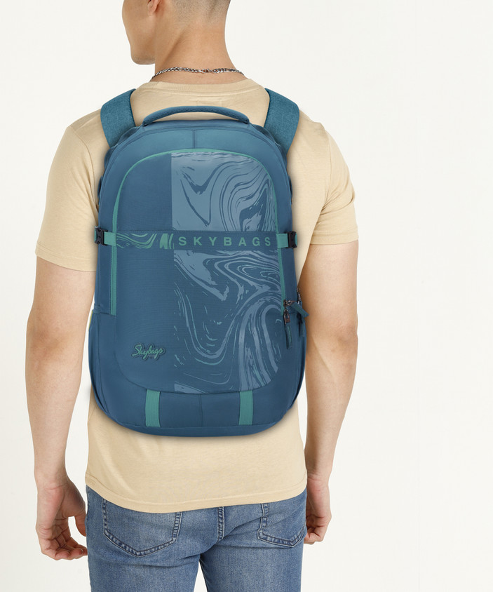 Skybags 40l Back Pack SKYBAGS Vesper With Rain Cover Teal 40 L