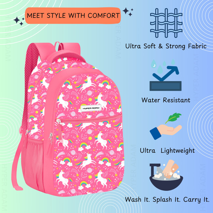 Heavy Backpack Carry Bag For School Hyper Adam For Girls College