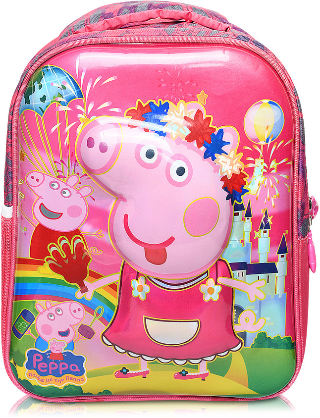 Kindergarten School Supplies Peppa Pig Girls Lunch Set Pink