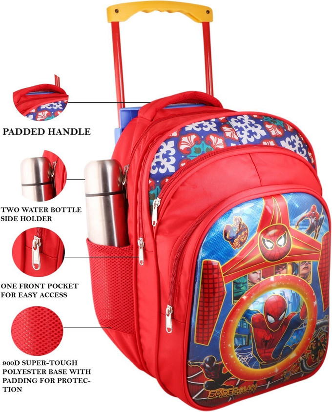 Skyrun school bag|(Class 1st-8th Std |Primary trolley school bag|kids  travel bag Waterproof Trolley