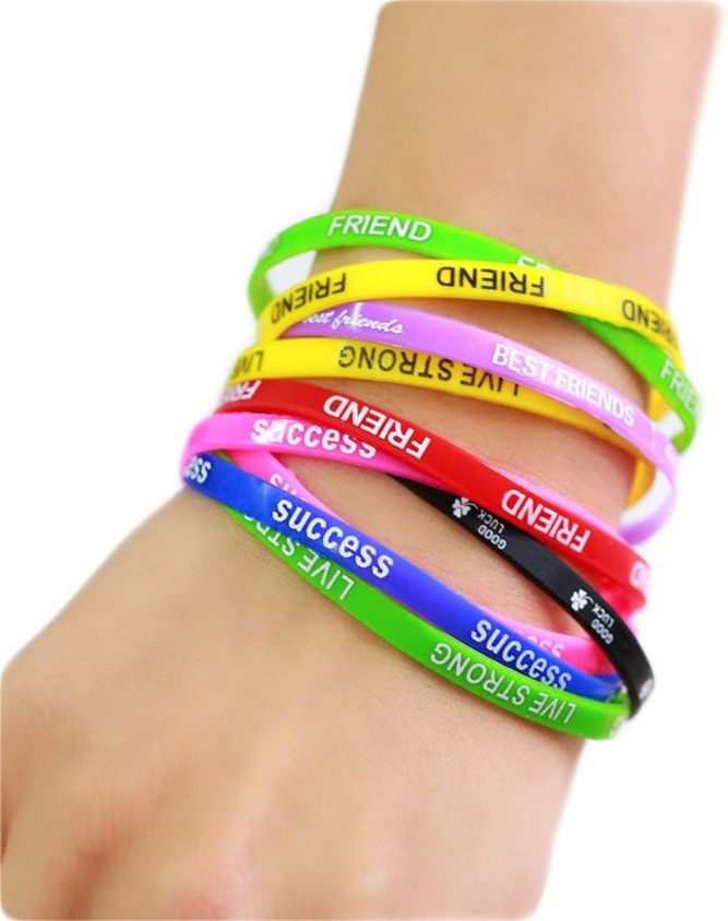 Tickles Silicone Friendship Band for Friendship Day, Free Size Boys Girls