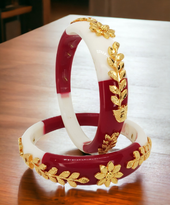 SUNISKA Plastic Gold-plated Shakha Pola