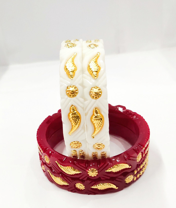 Badhano Design Gold Red Pola Design With Price Gold Shakha Pola