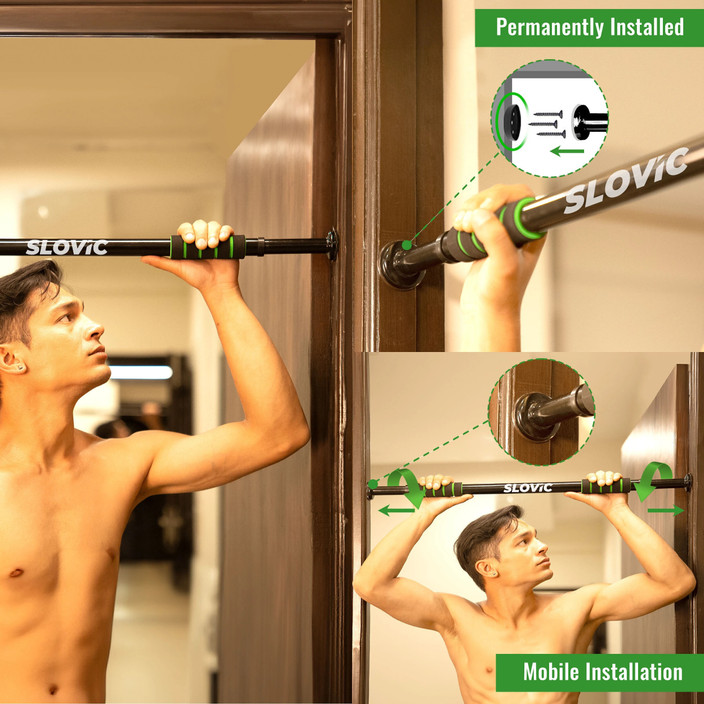 Doorway Pull Mobile Chin Up Bar SLOVIC Pull-Up Bar For Home