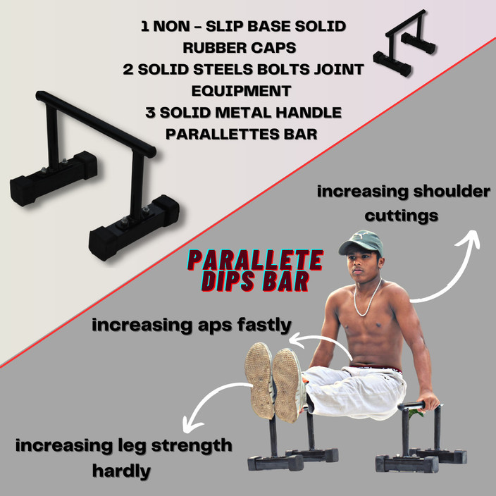 Dip Bar Workout Parallettes FIRE FITNESS Parallettes For Home Gym
