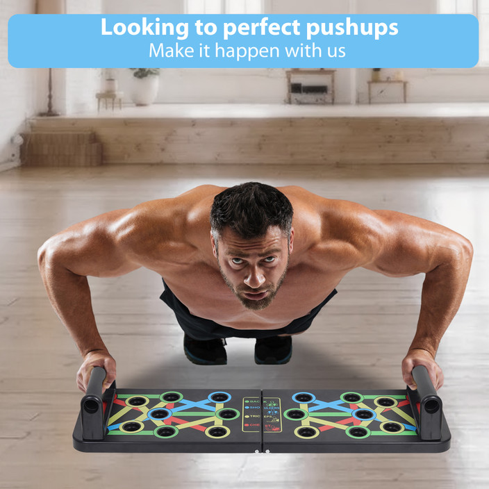 Strength Training Power Press Pushup Board Oddish Push Up Board