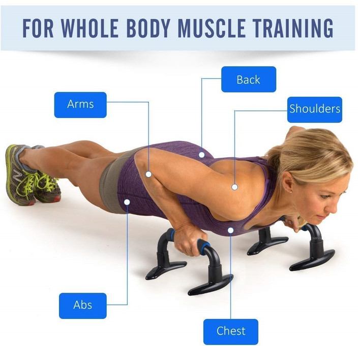Push Ups Best Pull Up For Biceps NIRVA Push Up Bars, Removable