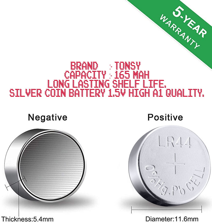 12 NEW LR44 MAXELL A76 L1154 AG13 357 SR44 303 BATTERY - Foto 10