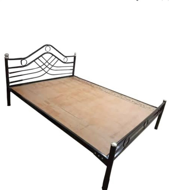 iron double cot price
