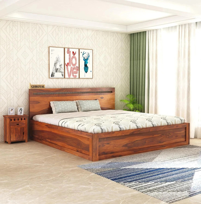 Headboard Wooden Cot Sizes King Size Bed Design Online [70+ Modern