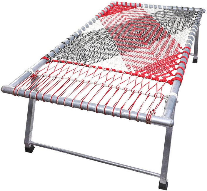 khatlawala Single folding bed Metal Single Bed Price in India